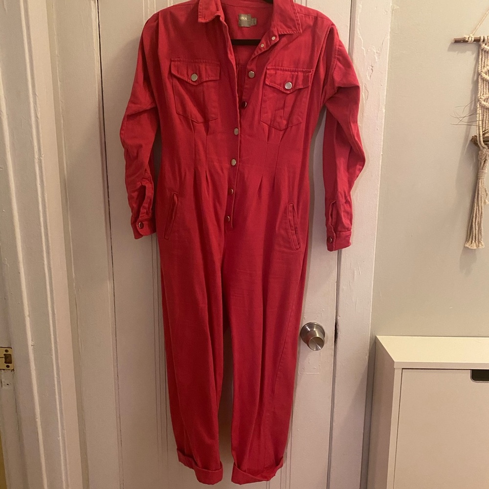 ASOS hot pink boiler jumpsuit size 4